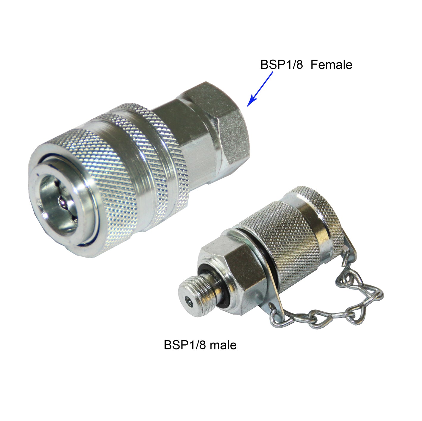 XZT Adap-CAT Hydraulic Pressure Test Coupling Kit, Compatible for Parker PD Series Coupler, Caterpillar Case John Deere etc Excavator Construction Machinery