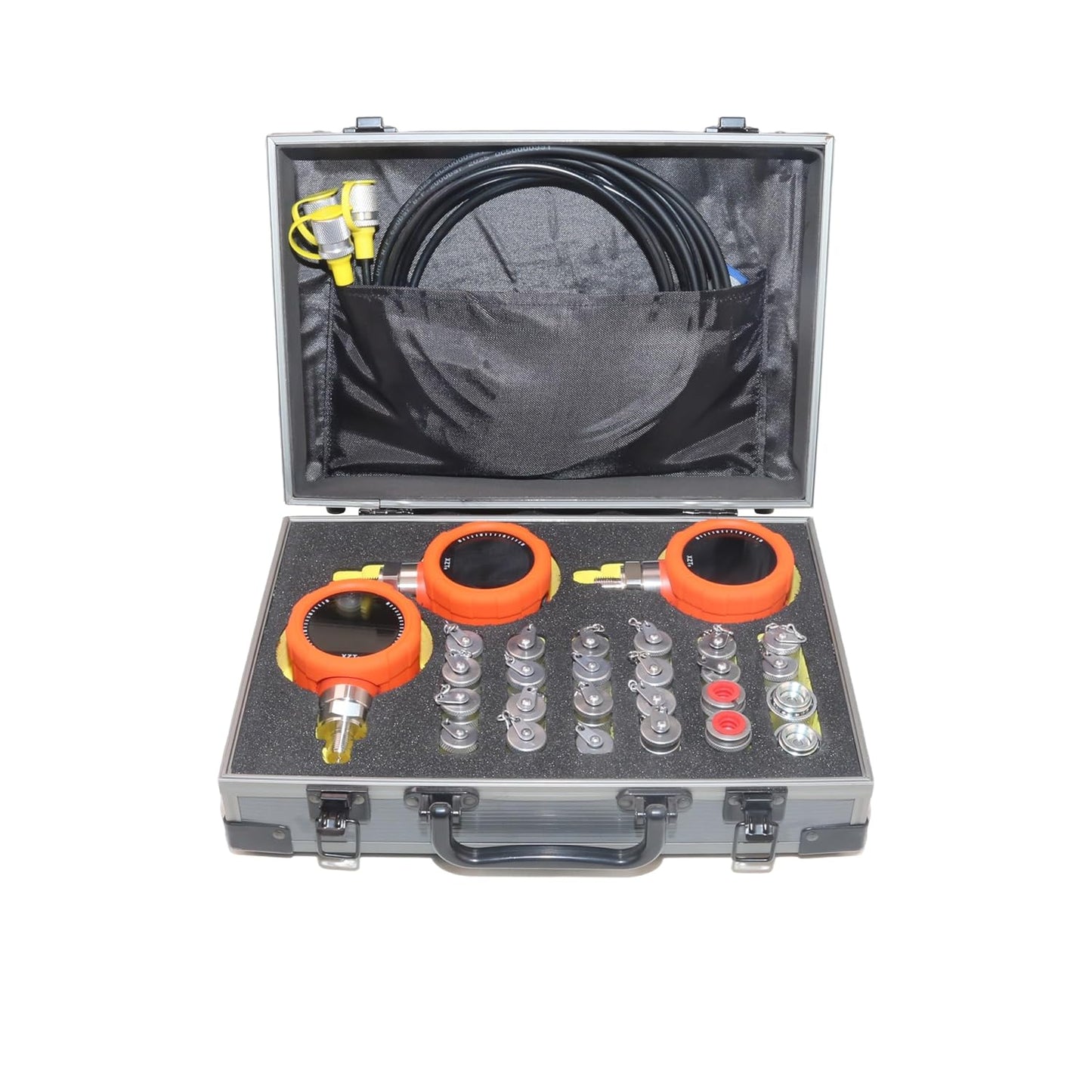 XZT 70PW Excavator Repair Tools,Bluetooth Digital Hydraulic Pressure Test Coupling Kit,Bluetooth Pressure Gauge Sensor