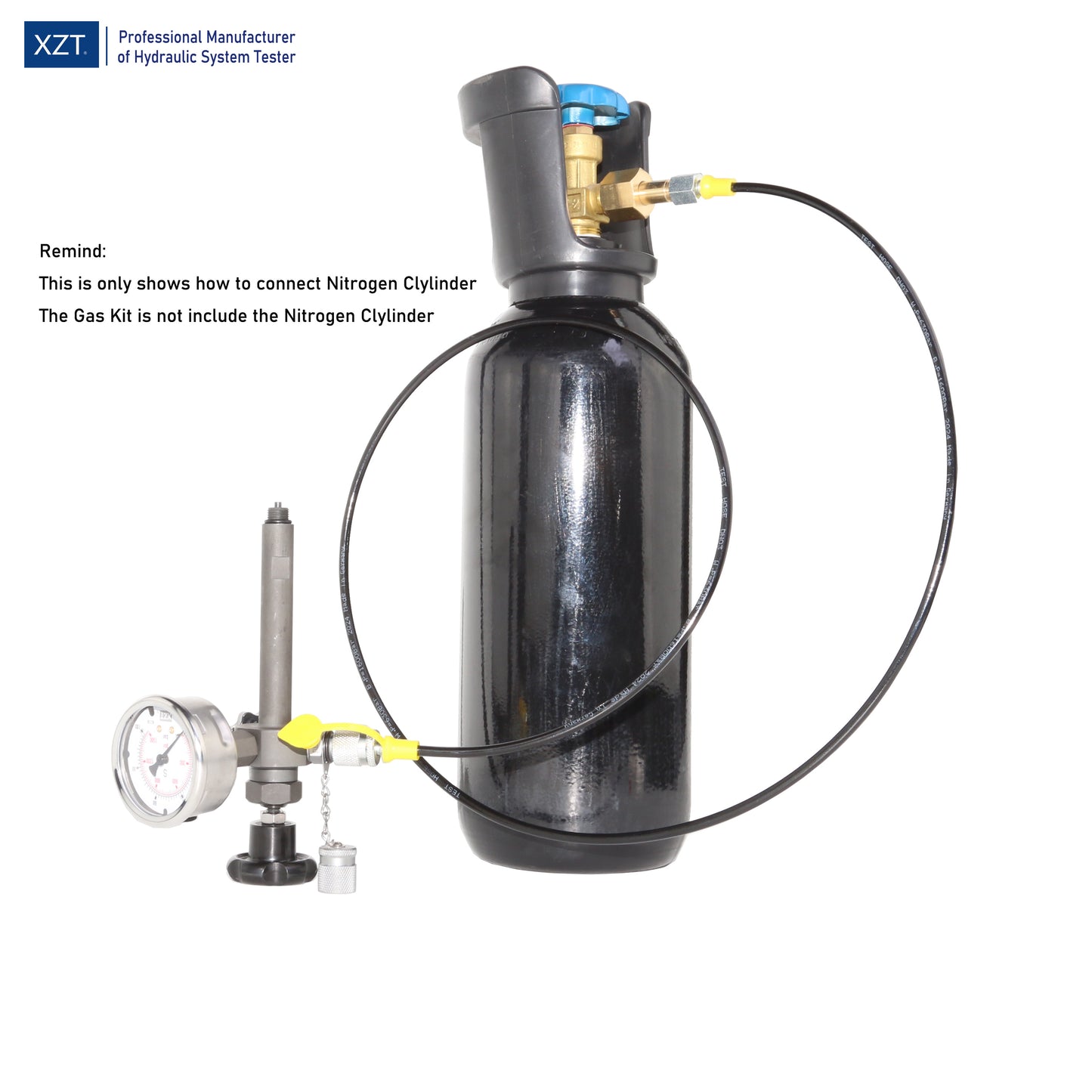 XZT GK-03 Free Shipping Nitrogen Charging kit for Montabert Rock Drill 86676017 86689163