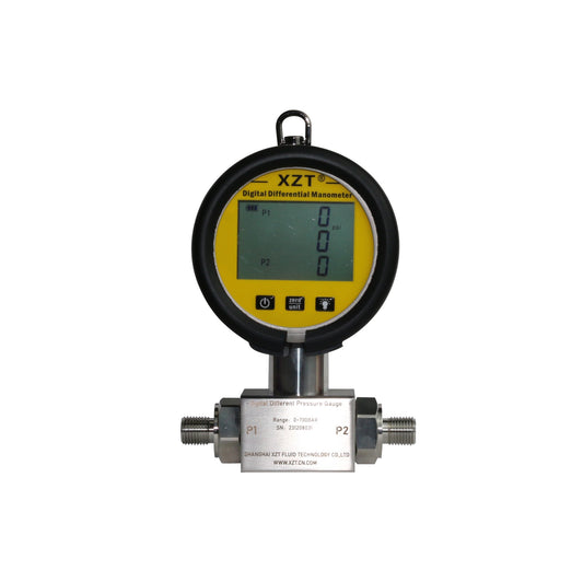 Free Shipping XZT 3.15" 0~700BAR/10000 PSI Digital Different Hydraulic Pressure Gauge with Red Protector,Pressure Manometer, Pressure Sensor Connector