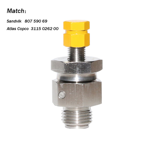 Free Shipping XZT 0181 Nitrogen Gas Valve compatible Sandvik 80759069 Atlas Copco 3115026200