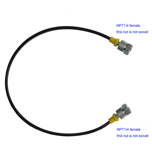 XZT NPT1/4“ female-NPT1/4“ female 600BAR/9000PSI Hydraulic pressure Test hose test coupling, Mini pressure hose, Pressure Gauge Hose