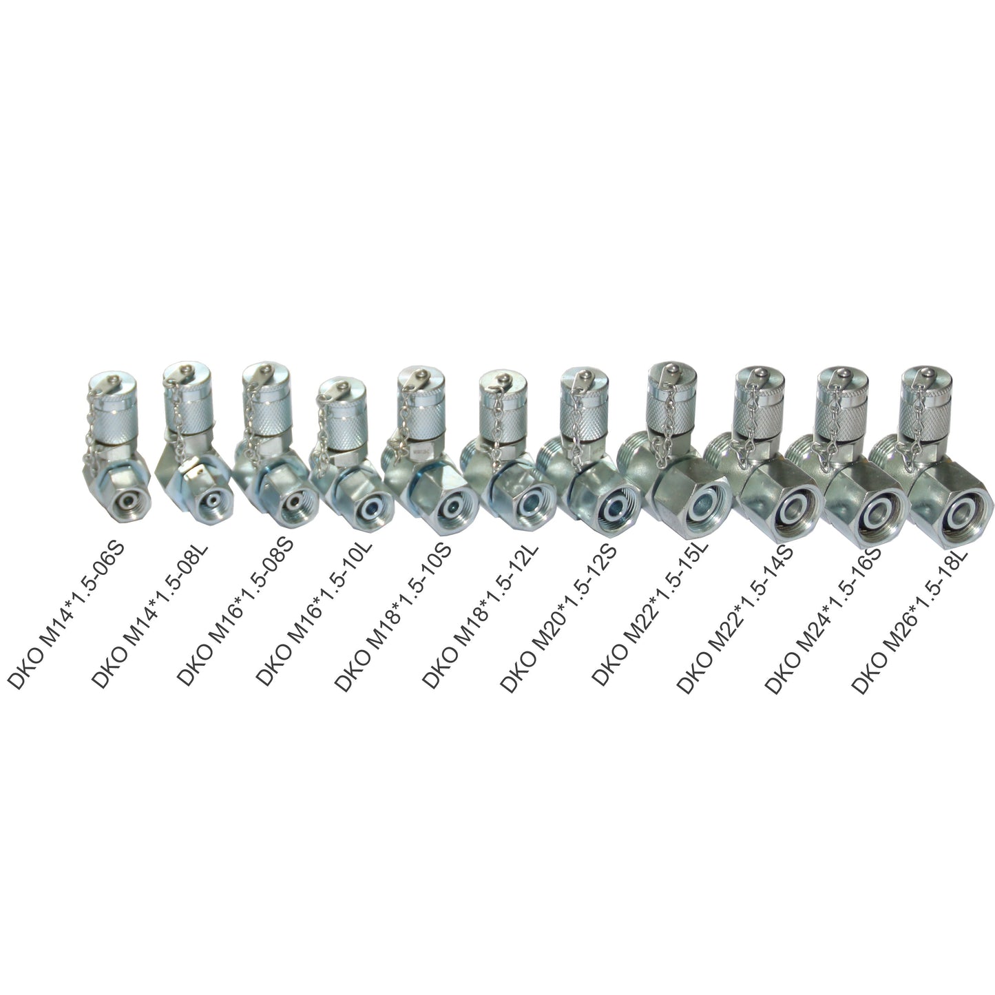 XZT 6 Pack  ORFS  Hydraulic Swivel Run tees,hydrulic tee connector,Tester Coupling set for hydraulic system,Excavator Construction Machinery