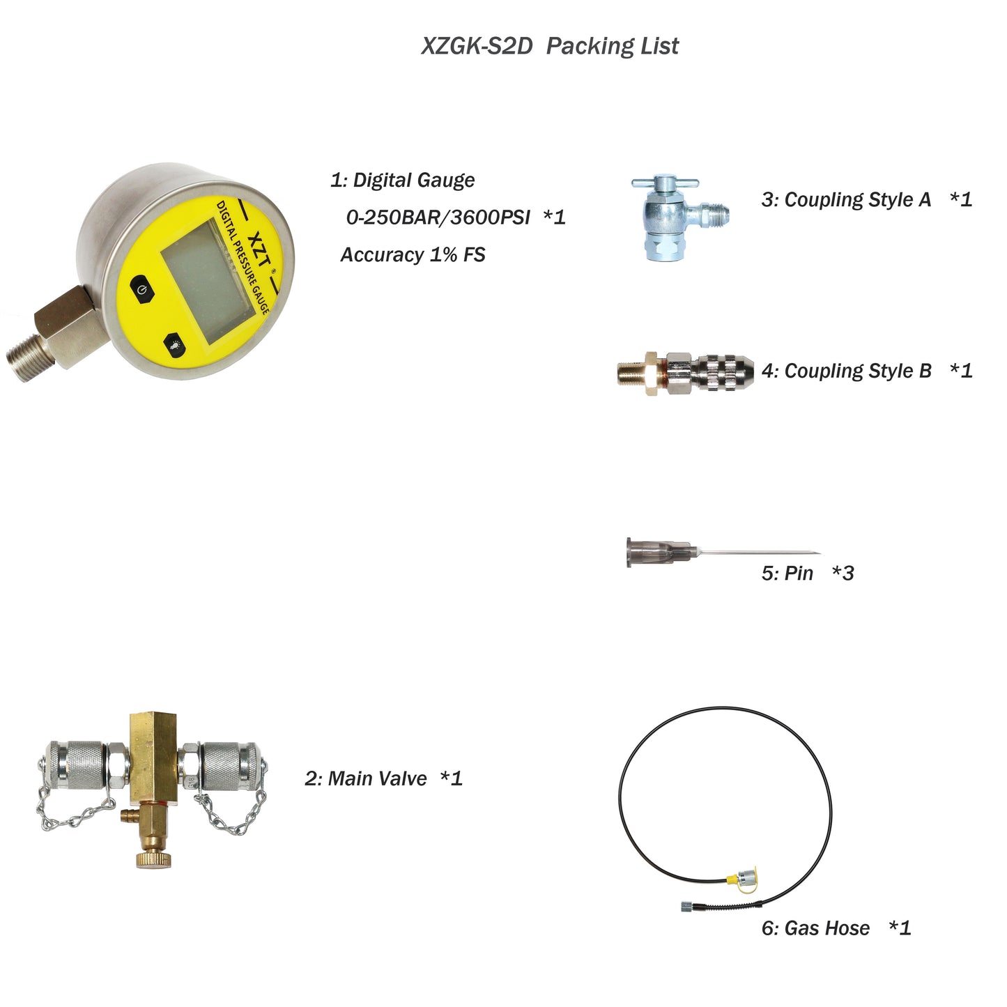 XZT S2D  Free Shipping Aircraft Aviation Tools Schrader Gas Pressure kit,High Pressure Struct No Air Loss Coupler 556,Couplings to Fill Shocks