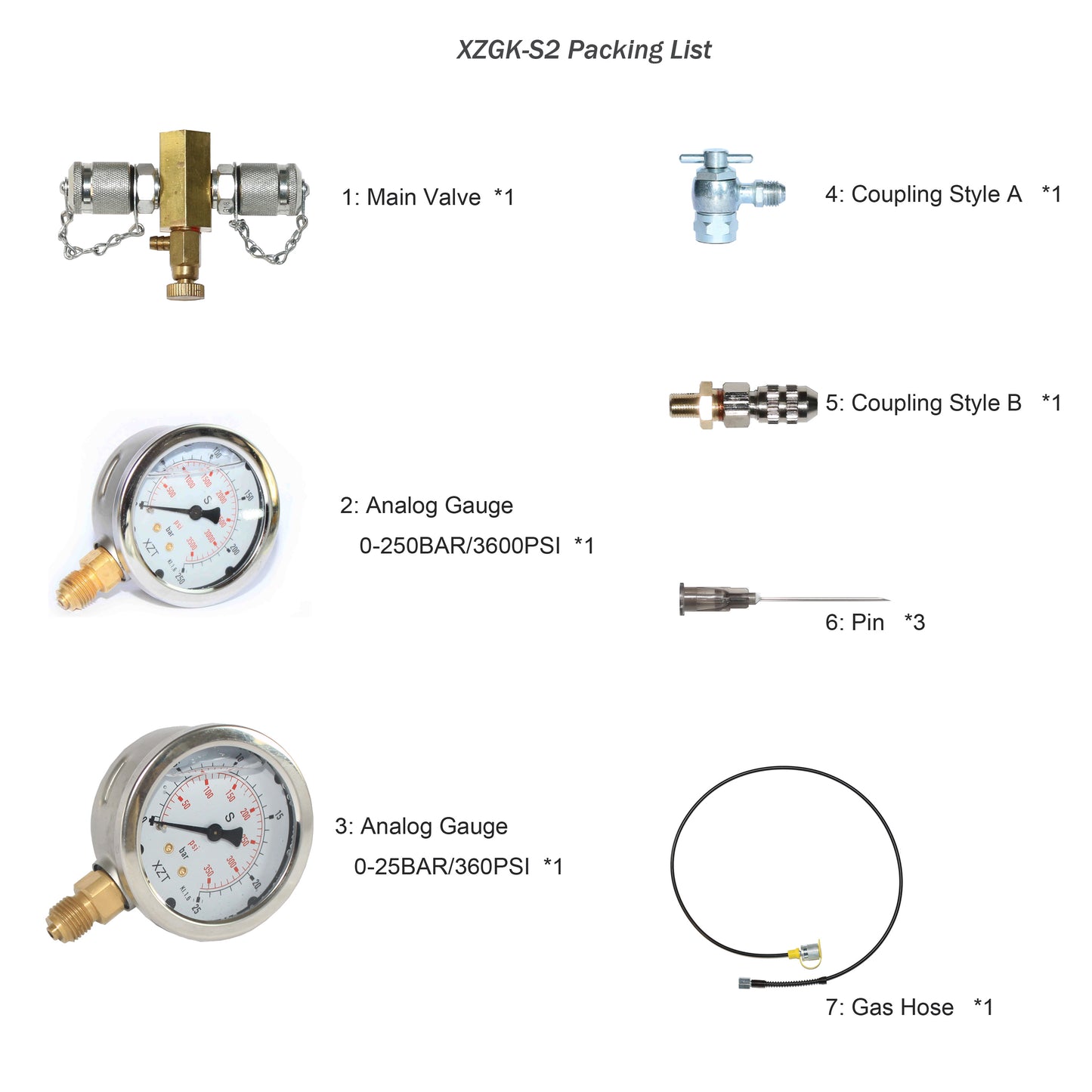 XZT S2 Free Shipping Aircraft Aviation Tools Schrader Gas Pressure kit,High Pressure Struct No Air Loss Coupler 556,Couplings for Shocks